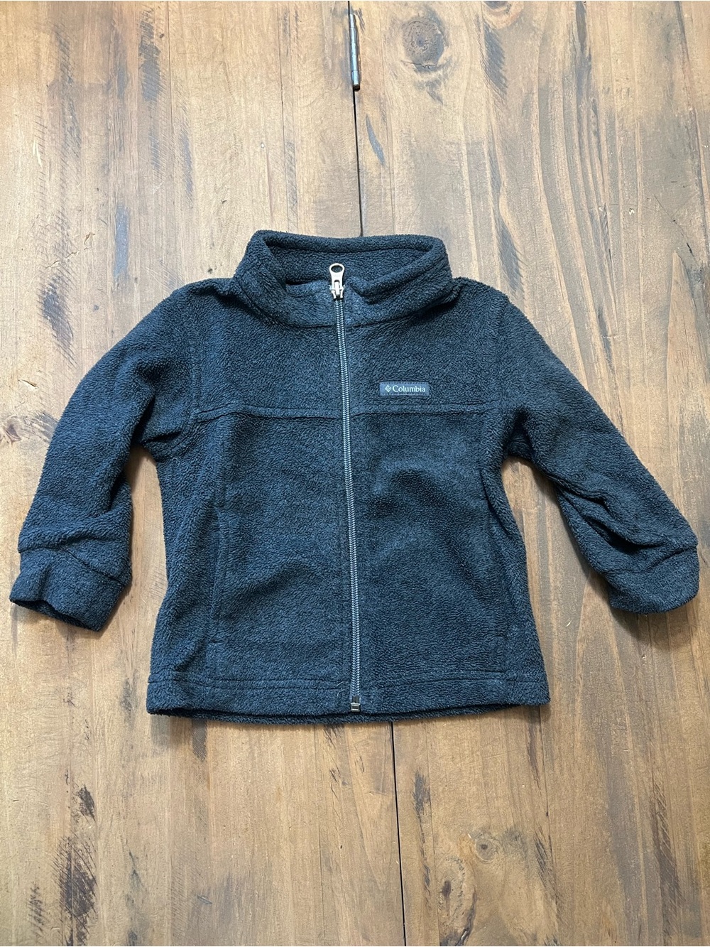 Columbia Kids Gray Full-Zip Fleece Jacket